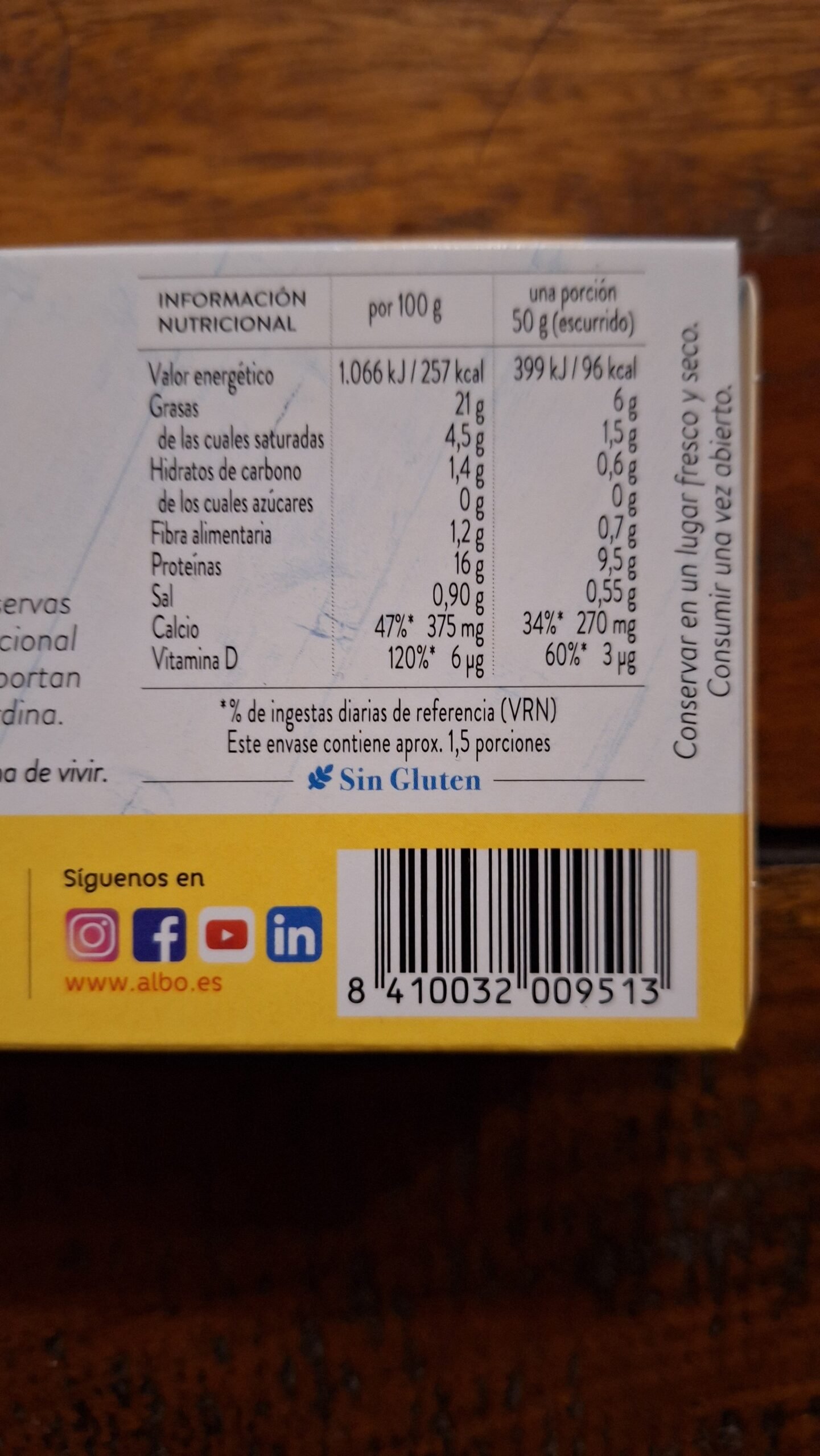 Sardinillas Picantonas Albo - Imagen 2