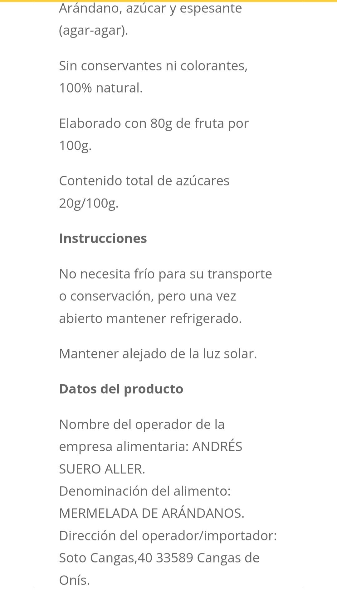 Mermelada Artesana de Arándanos - Imagen 4