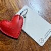 Llavero de cuero Corazón