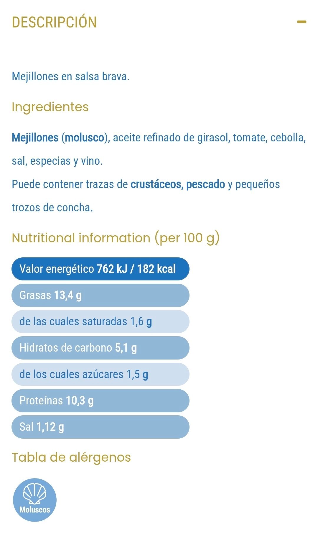MEJILLONES en salsa brava - Imagen 2