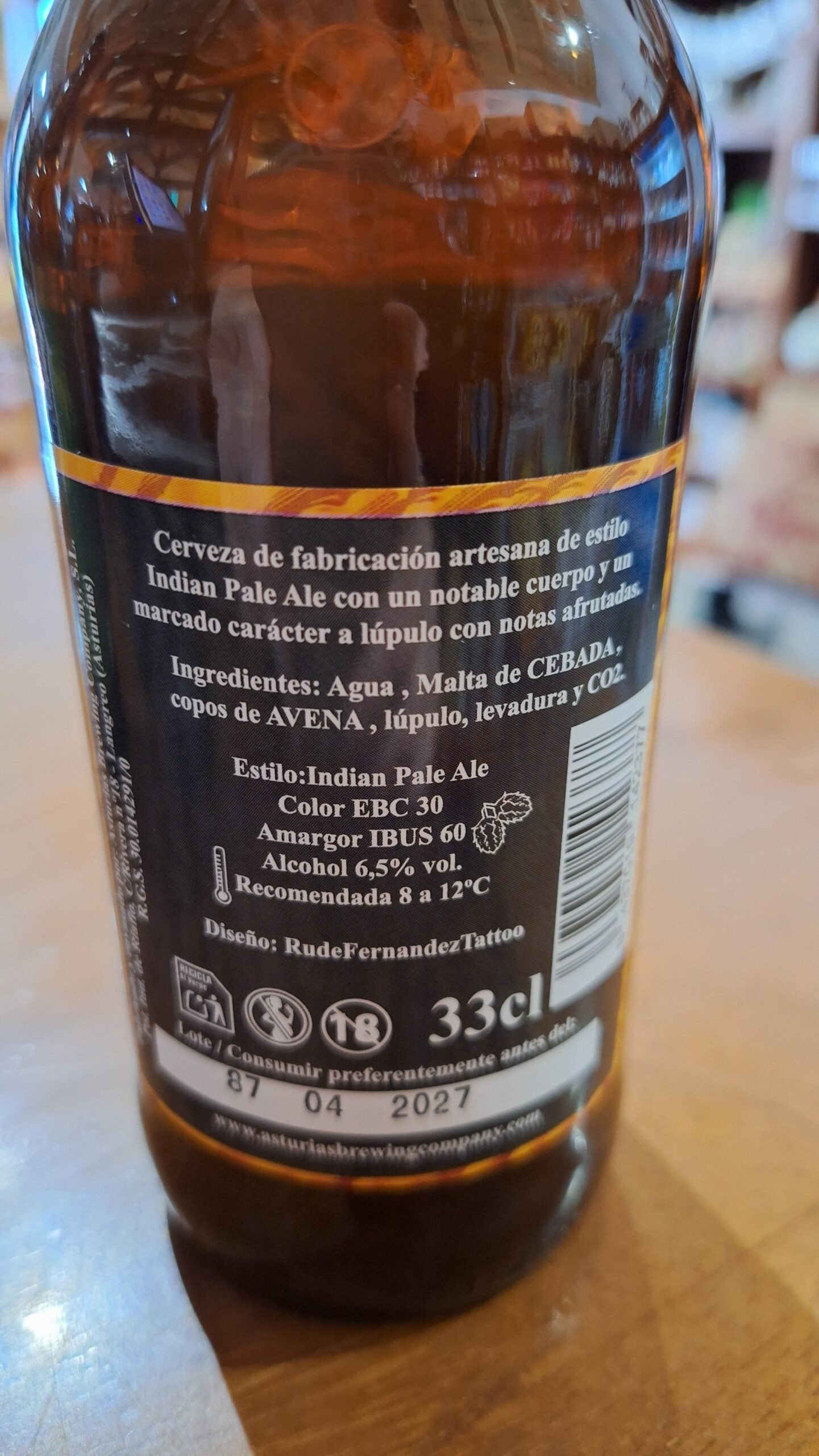Cerveza Guadaña Ipa - Imagen 2